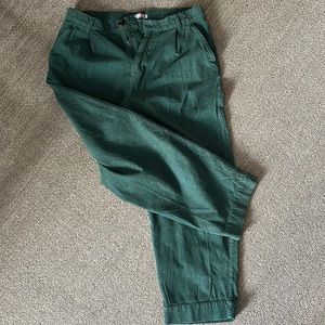 Urban Outfitters green corduroy pants size 34